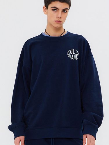 Wave Logo Crewneck Sweater _ Navy - KULTE - Modalova