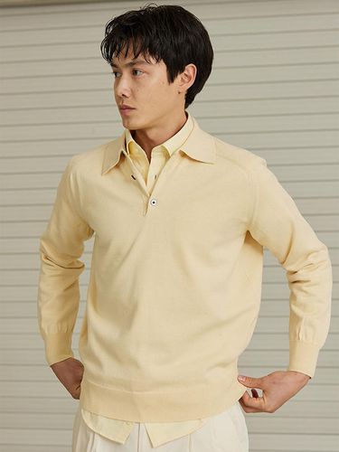 Standard Saddle Cotton Polo Sweater - Bellief - Modalova