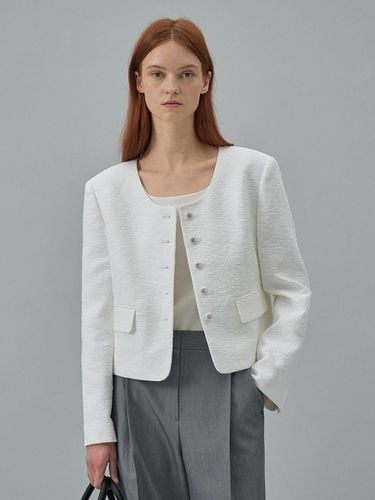 Round Scoop Neck Jacket - Lamerei - Modalova