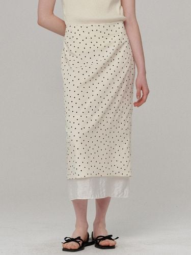 Two Layers Colourway Skirt - BEMUSE MANSION - Modalova