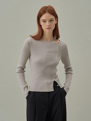 Cutout Ribbed Knit Top - 3colors - Lamerei - Modalova