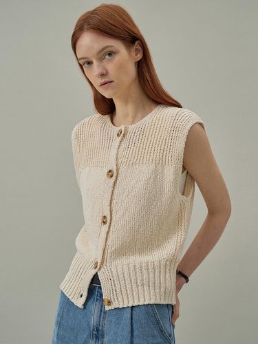 Cotton Knit Vest - Lamerei - Modalova