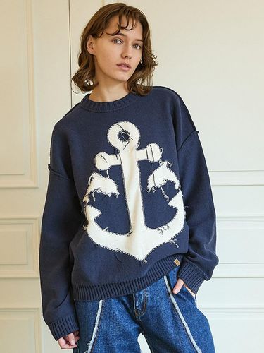 Reversible Marine Graphic Sweater - WAIKEI - Modalova