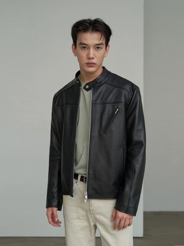 Mandarin Collar Biker Jacket - SPERONE - Modalova