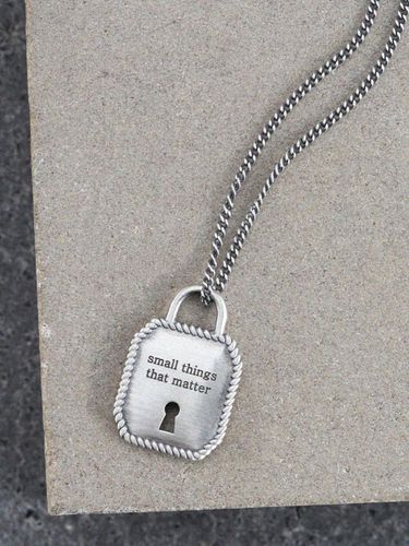 Lock Pendant Necklace - WorthWord - Modalova