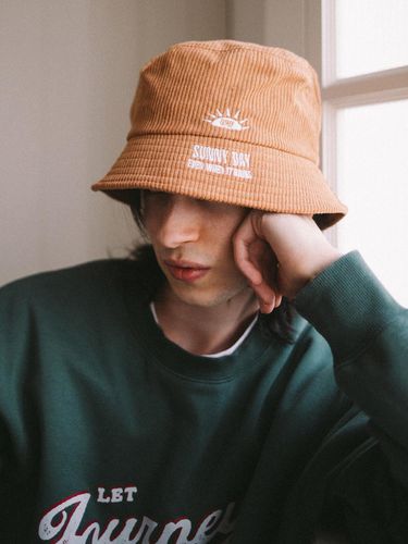 Sunny Day Corduroy Bucket Hat - WorthWord - Modalova