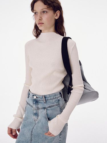 High Neck Slim Sweater - MAISONMARAIS - Modalova