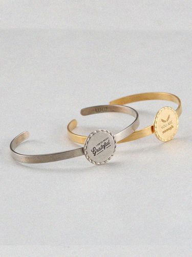 Customizable Cuff [Silver, Gold] - WorthWord - Modalova