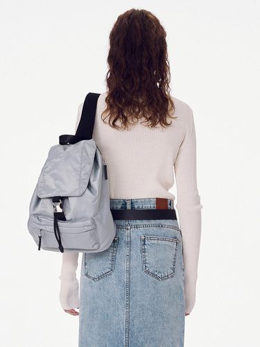 Buckle Nylon Backpack_Light Grey - MAISONMARAIS - Modalova