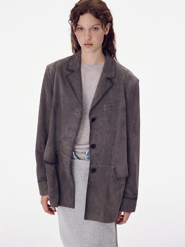 Three Button Suede Jacket - MAISONMARAIS - Modalova