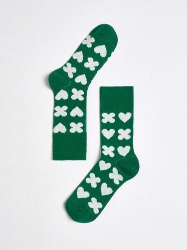 DRP Play Socks_Lucky Hearty Green - DROPDROPDROP SPORTS - Modalova