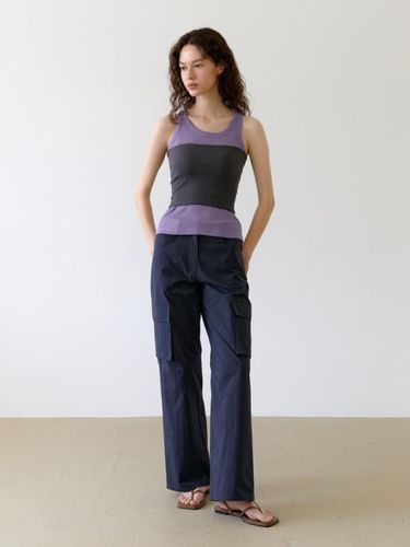 Low Rise Cargo Pants - Charcoal - UNNOUT - Modalova