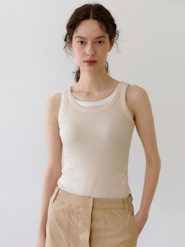 Soft Ribbed Sleeveless Shirt - UNNOUT - Modalova