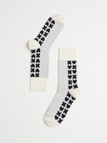 DRP Play Socks_Lucky Hearty Mono Half - DROPDROPDROP SPORTS - Modalova