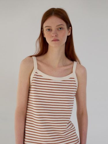 Heavy Gauge Stripe Sleeveless Shirt - UNNOUT - Modalova