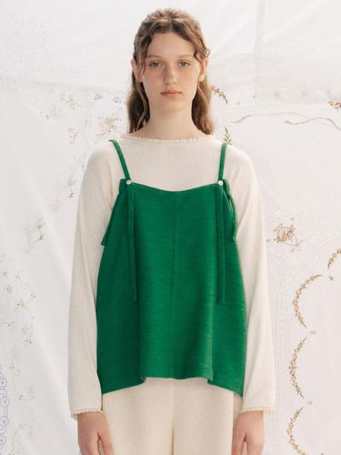 Via Bees Sleeveless Top - Green - VIA PLAIN - Modalova