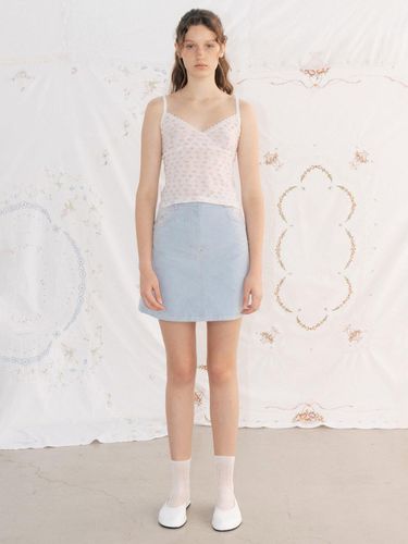 Via Murphy Mini Skirt - Sky Blue - VIA PLAIN - Modalova