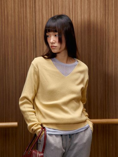 Evelyn Wool Sweater - Yellow - sienne - Modalova