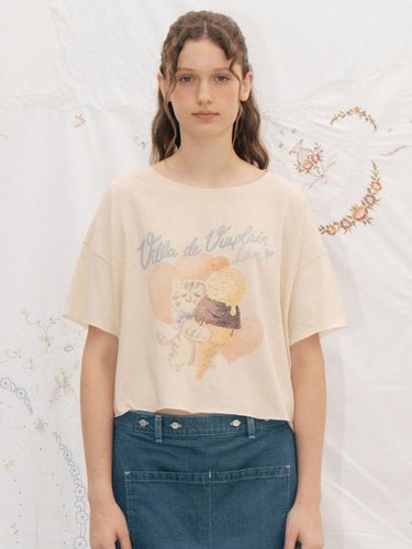 Via Ice Cream T-shirt - Beige - VIA PLAIN - Modalova