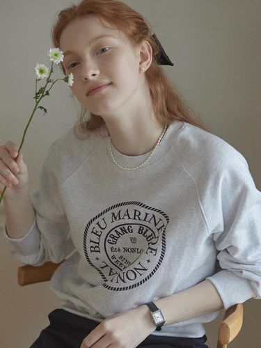 Marine Rope Sweatshirt (Light Grey) - NONLOCAL - Modalova