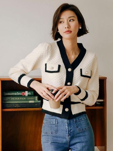 Modern Classic Sweater Cardigan - LANGSON - Modalova