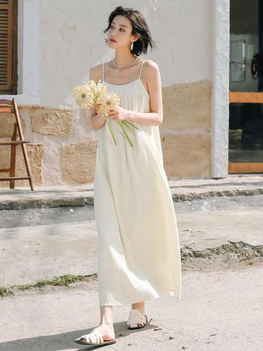 Simple Slip Long Dress - LANGSON - Modalova