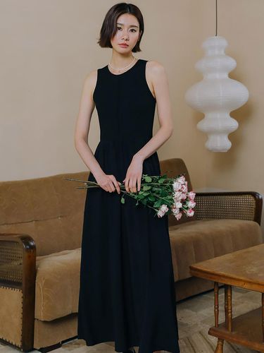 Round Sleeveless Long Dress - LANGSON - Modalova