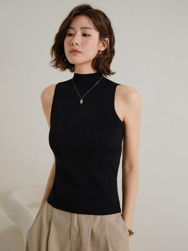 Sleeveless Knit Vest Top - LANGSON - Modalova