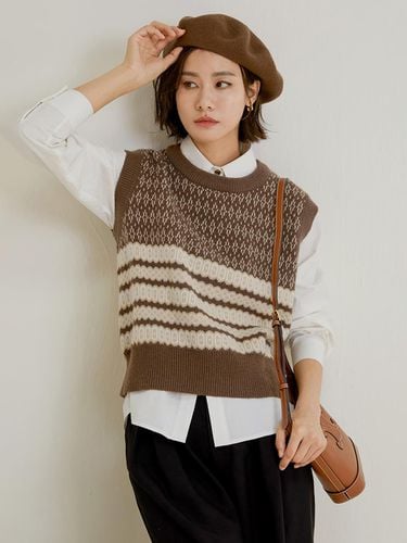 Casual Autumn Knit Vest - LANGSON - Modalova