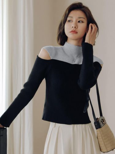 Vintage Semi Turtleneck Sweater - LANGSON - Modalova