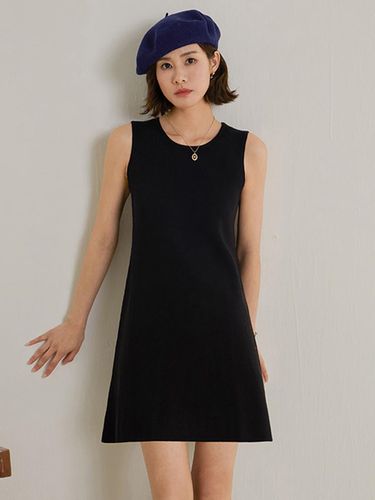 Round Neck Knit Short Dress - LANGSON - Modalova