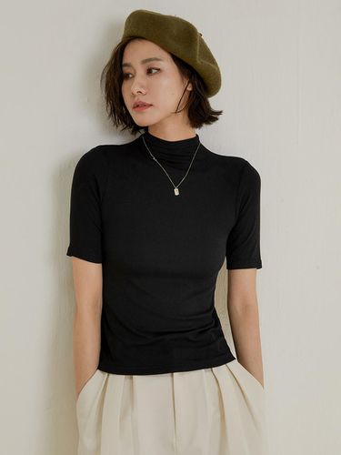 Semi Turtle Neck Knit Top - LANGSON - Modalova