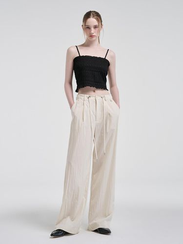 String Pintuck Nylon Pants - ETMON - Modalova