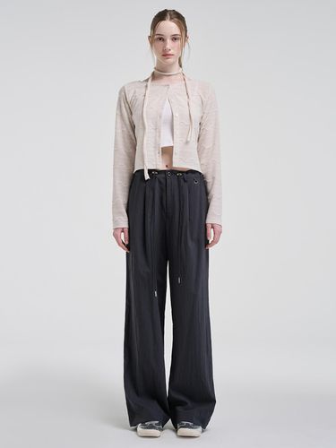 String Pintuck Nylon Pants - ETMON - Modalova