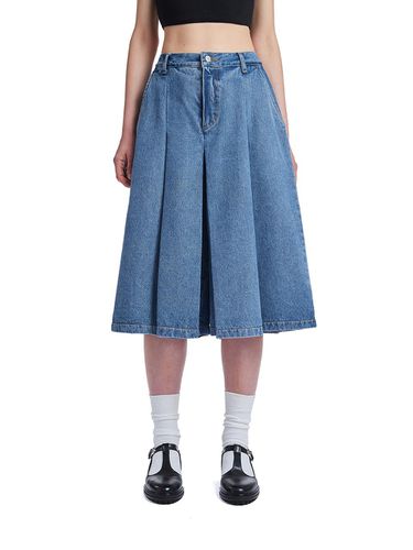 Pleated Denim Pants_Blue - Trunk Project - Modalova