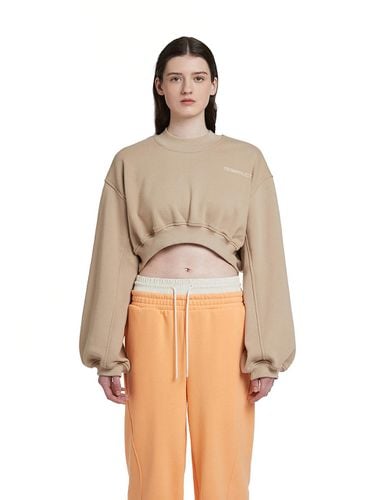 Logo Cropped Sweatshirt_Beige - Trunk Project - Modalova