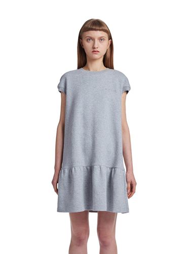 Ruffle Midi Dress_Grey - Trunk Project - Modalova