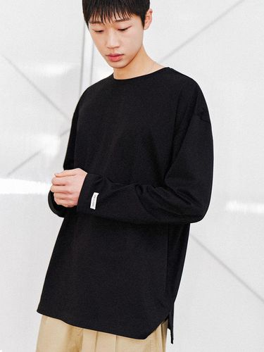 Loose Fit Long Sleeve Tee (Black) - GENERAL IDEA - Modalova