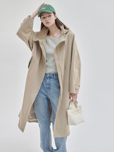 Two-Way Casual Coat (Beige) - NILBY P - Modalova