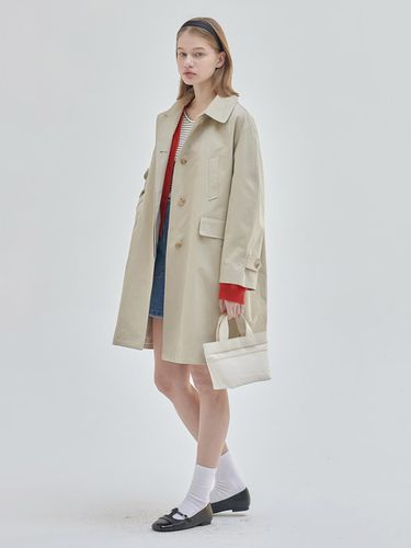 Half Trench Coat (Beige) - NILBY P - Modalova