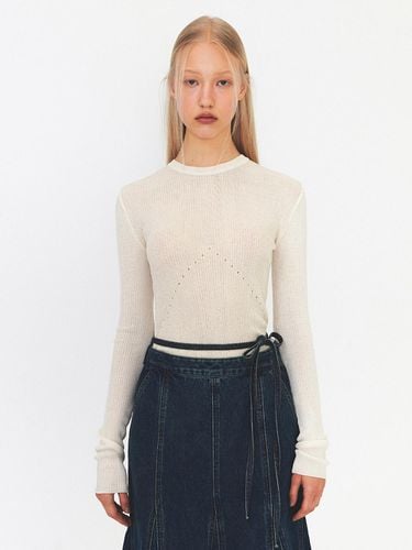 See-Through Ribbed Knit - DIAGONAL - Modalova