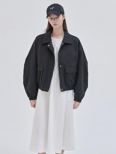 Spring Blouson Jacket (Black) - NILBY P - Modalova