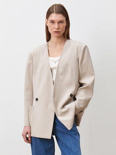 Collarless Jacket KW4SJ1610_90 - JOY GRYSON - Modalova