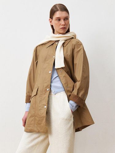 Waxed Trench Jacket KW4SM1670_96 - JOY GRYSON - Modalova