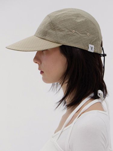 VZ Label String Ripstop Camp Cap_Beige - VARZAR - Modalova