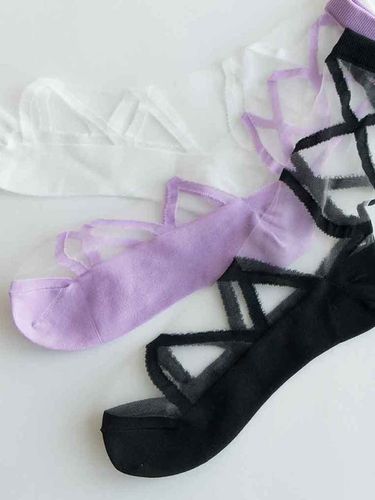 Viola See-through Socks 3 Colors - meminn - Modalova