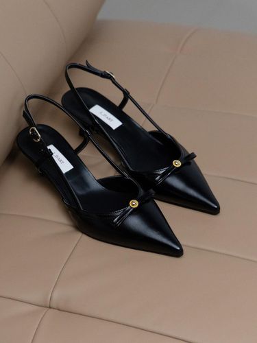 Rina Ribbon Slingback_Black - jeu d`art - Modalova