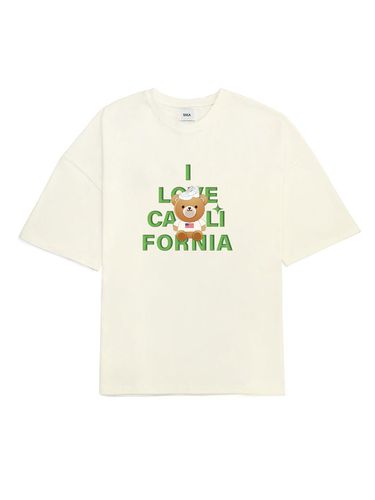 SMA I Love California T-shirt_Light Yellow - SMA SHOES - Modalova