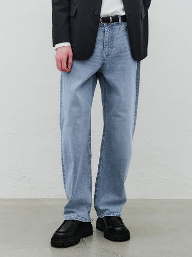 Wide Denim Pant - MIND BRIDGE MEN - Modalova