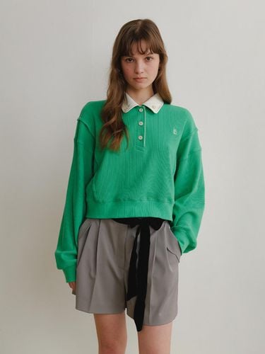 Croffle Sweatshirt Green - IULAI - Modalova